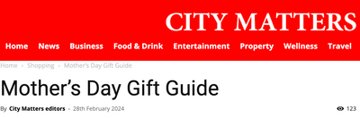 City Matters Mother's Day Gift Guide