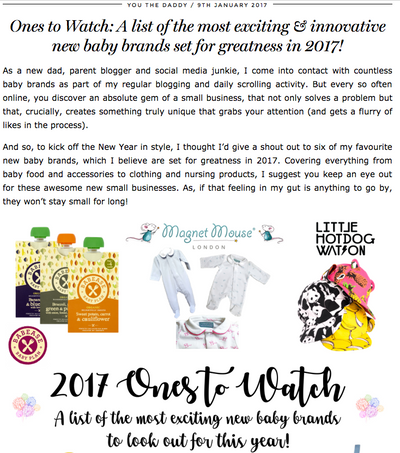 You The Daddy   '2017's Most Exciting And Innovative Baby Brands'