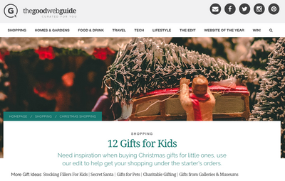 The Good Web Guide Gifts For Kids