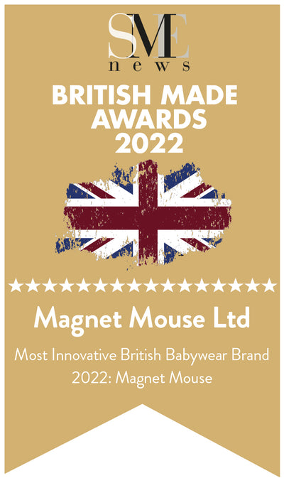 SME British Made Awards 2022 - Winner of Most Innovative Babywear