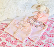 Baby Pink Liberty Michelle Ruffle Collar Onesie