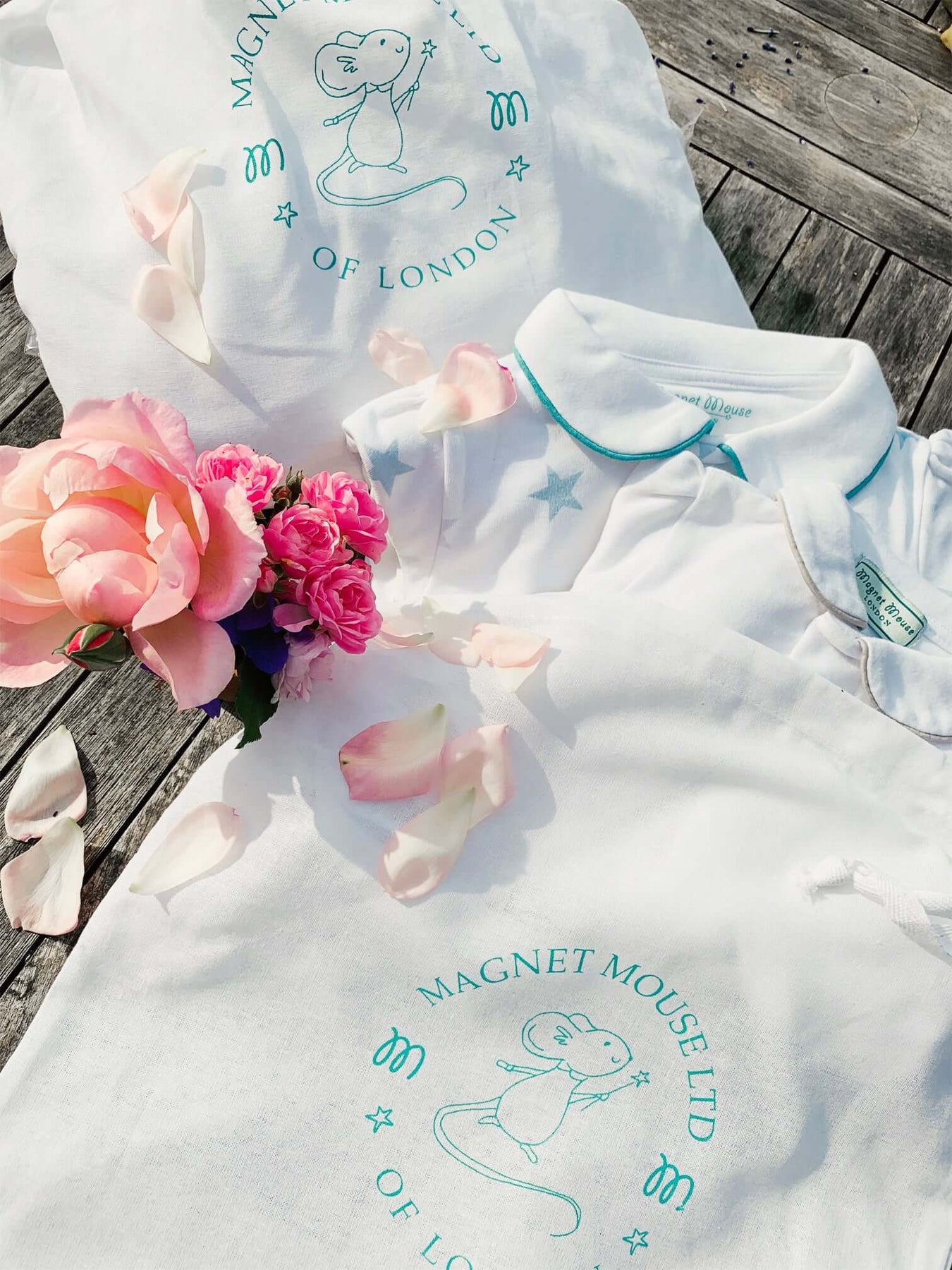 Multi award winning classic baby clothes made in the UK. Mouse